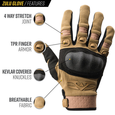 Valken Zulu Tactical Gloves BK