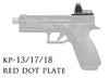 Red Dot Plate for KJ G series pistols (KP-13 / KP-17 / KP-18)